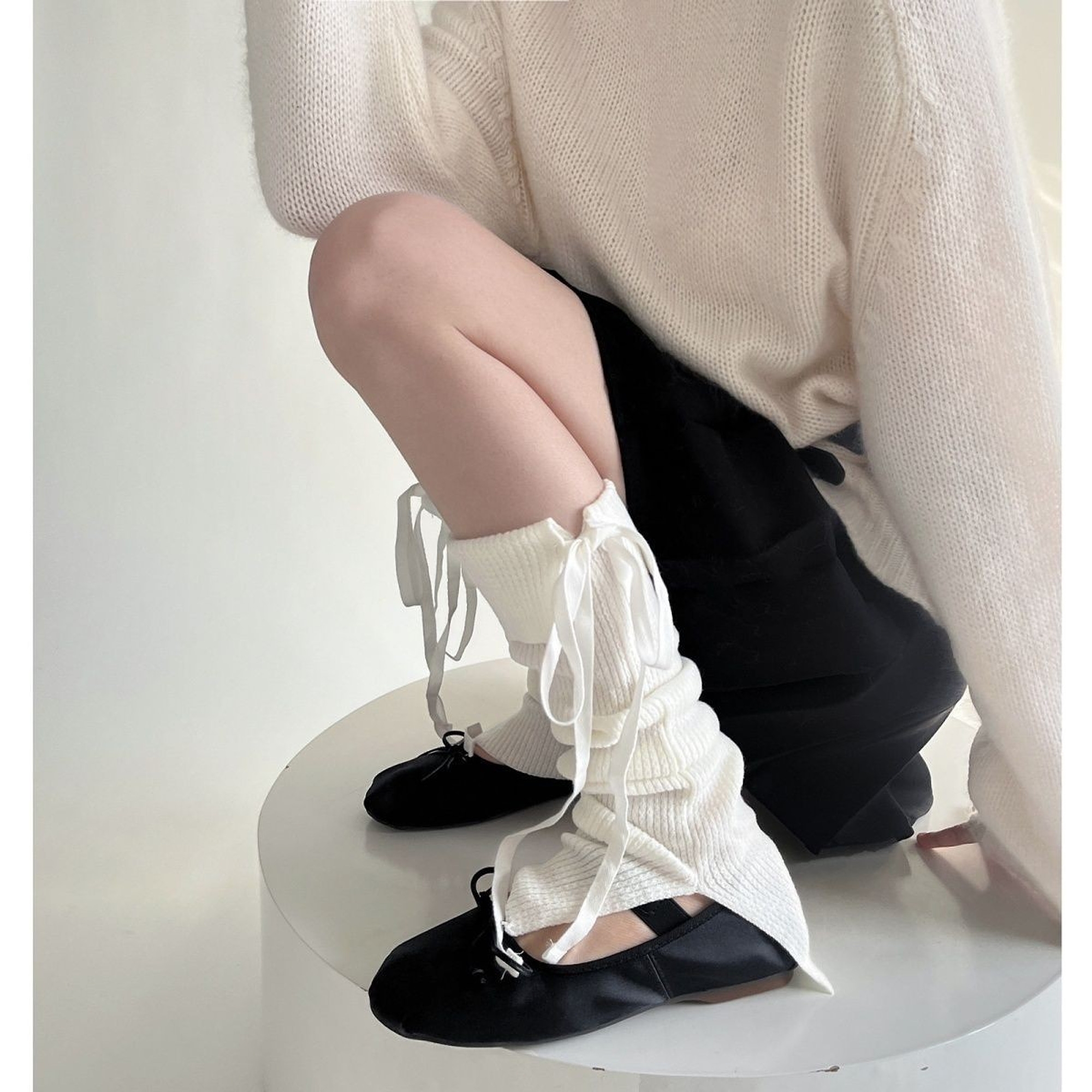 Lightweight Ballet Tie Leg Warmers | QF-004