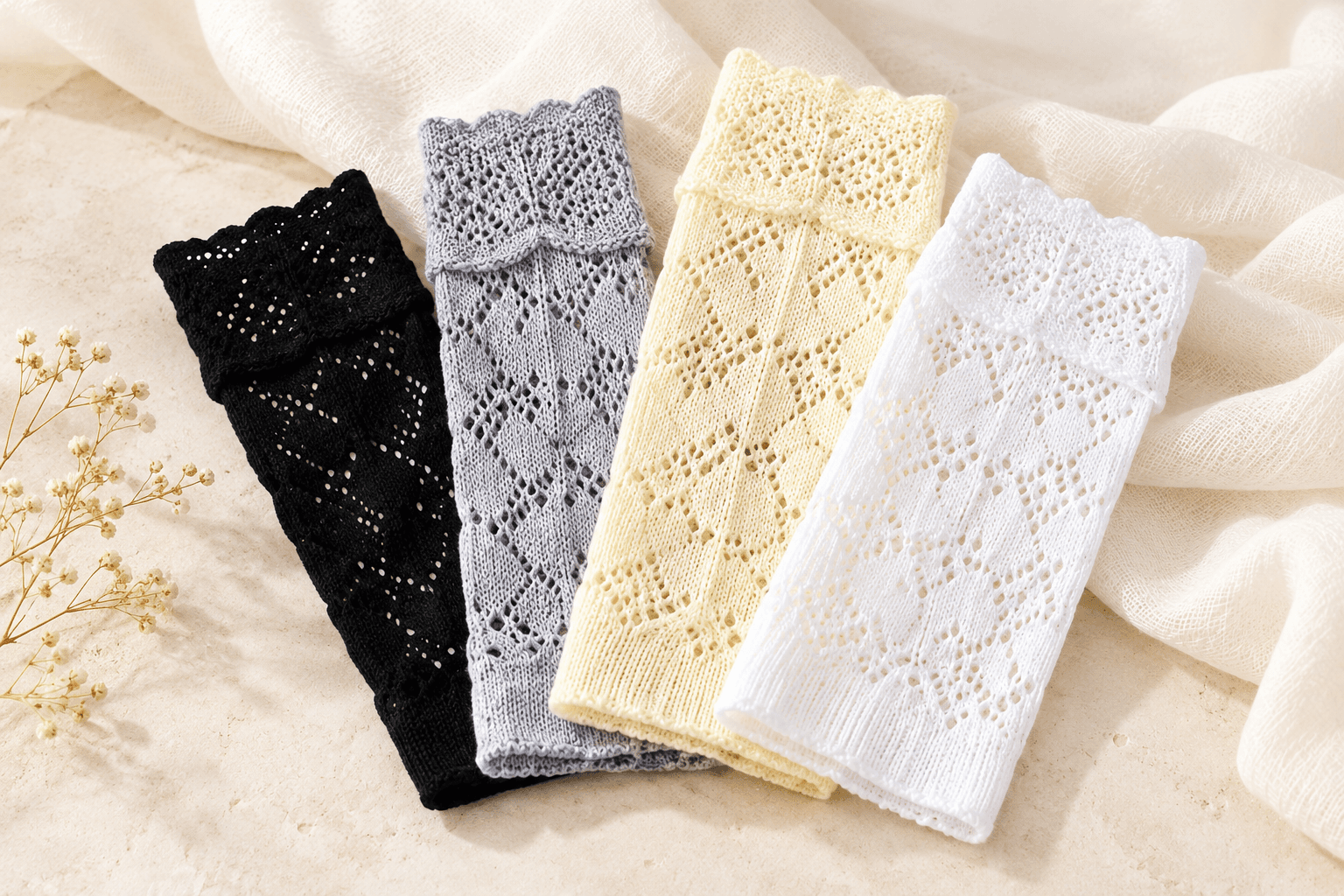 Openwork Leg Warmers